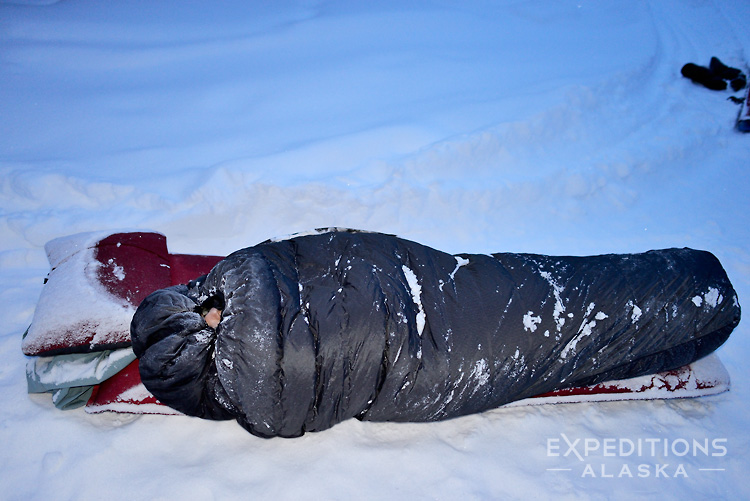 Sleeping warm, winter camping in Alaska | Alaska winter sleeping bags