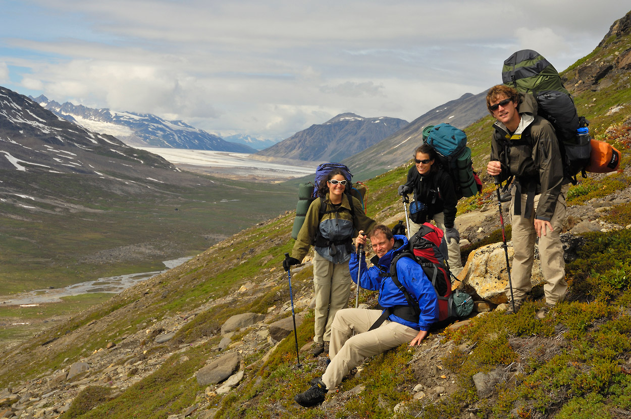 Alaska backpacking trips, Seven Pass Route Iceberg Lake Bremner Mine